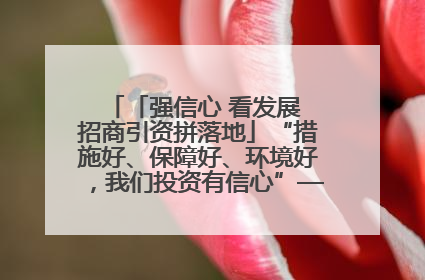 「强信心 看发展 招商引资拼落地」“措施好、保障好、环境好，我们投资有信心”——平凉工业园区医药原料绿色制造项目见闻