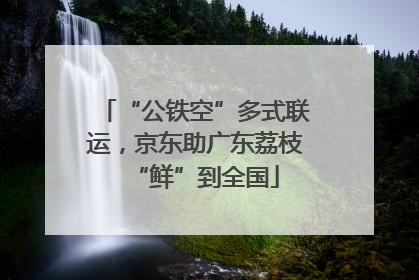 “公铁空”多式联运，京东助广东荔枝“鲜”到全国