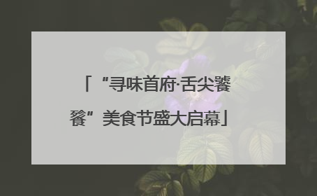 “寻味首府·舌尖饕餮”美食节盛大启幕