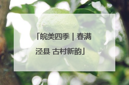 皖美四季｜春满泾县 古村新韵