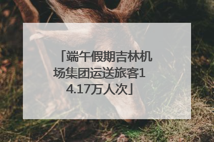 端午假期吉林机场集团运送旅客14.17万人次