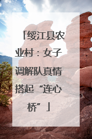 绥江县农业村：女子调解队真情搭起“连心桥”
