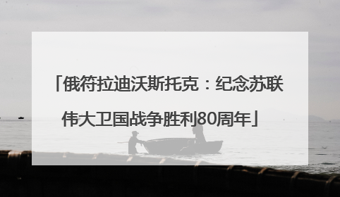 俄符拉迪沃斯托克：纪念苏联伟大卫国战争胜利80周年