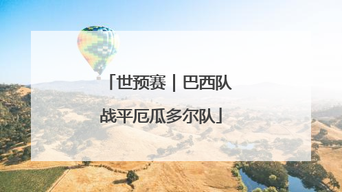 世预赛｜巴西队战平厄瓜多尔队