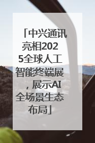 中兴通讯亮相2025全球人工智能终端展，展示AI全场景生态布局