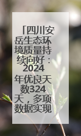 四川安岳生态环境质量持续向好：2024年优良天数324天，多项数据实现100%