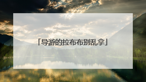 导游的拉布布别乱拿