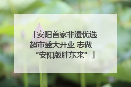 安阳首家非遗优选超市盛大开业 志做“安阳版胖东来”