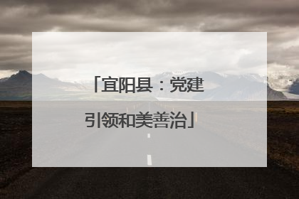 宜阳县：党建引领和美善治