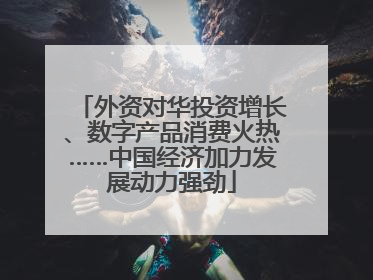 外资对华投资增长、数字产品消费火热……中国经济加力发展动力强劲
