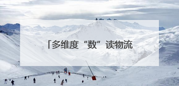 多维度“数”读物流“快跑” “喜人”数据勾勒经济活力画卷