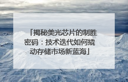 揭秘美光芯片的制胜密码：技术迭代如何撬动存储市场新蓝海