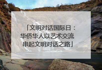文明对话国际日：华侨华人以艺术交流串起文明对话之路