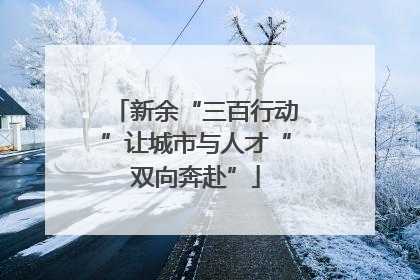 新余“三百行动”让城市与人才“双向奔赴”