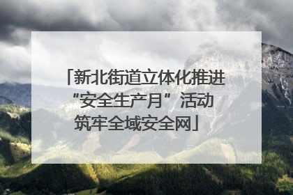 新北街道立体化推进“安全生产月”活动 筑牢全域安全网