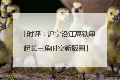 时评：沪宁沿江高铁串起长三角时空新版图
