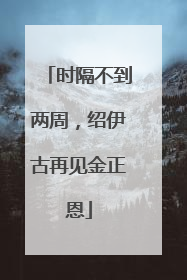 时隔不到两周，绍伊古再见金正恩