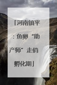 河南镇平：鱼卵“助产师”走俏孵化期