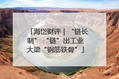 海岱财评｜“链长制” “链”出工业大梁“钢筋铁骨”