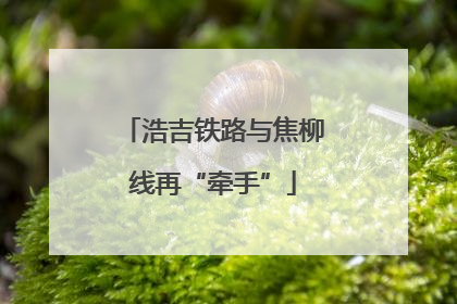 浩吉铁路与焦柳线再“牵手”