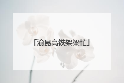 渝昆高铁架梁忙