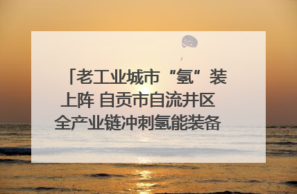 老工业城市“氢”装上阵 自贡市自流井区全产业链冲刺氢能装备制造新高地｜美好生活有“盐”味