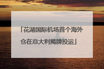 花湖国际机场首个海外仓在意大利揭牌投运
