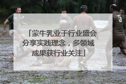 蒙牛乳业于行业盛会分享实践理念，多领域成果获行业关注
