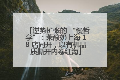 逆势扩张的 “慢哲学”：茉酸奶上海 18 店同开，以有机品质撕开内卷红海