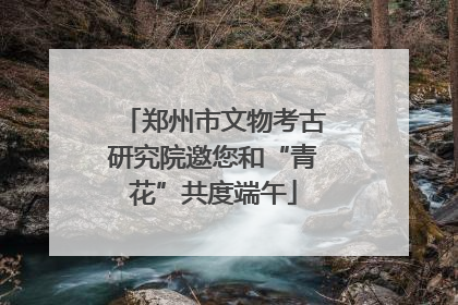 郑州市文物考古研究院邀您和“青花”共度端午