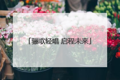 骊歌轻唱 启程未来