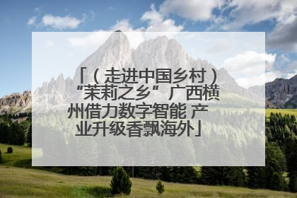 （走进中国乡村）“茉莉之乡”广西横州借力数字智能 产业升级香飘海外