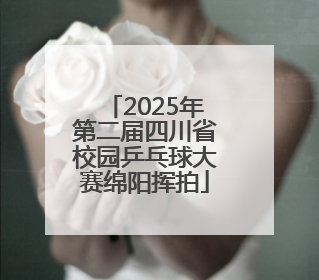 2025年第二届四川省校园乒乓球大赛绵阳挥拍